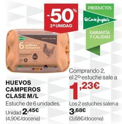 Oferta de Camperos - Huevos Clase M/L por 2,45€ en El Corte Inglés
