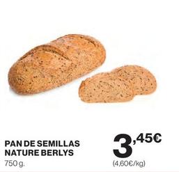 Oferta de Nature Berlys - Pan De Semillas por 3,45€ en El Corte Inglés