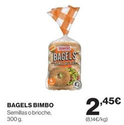 Oferta de Bimbo - Bagels por 2,45€ en El Corte Inglés