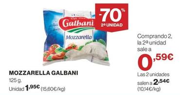 Oferta de Mozzarella por 1,95€ en Supercor