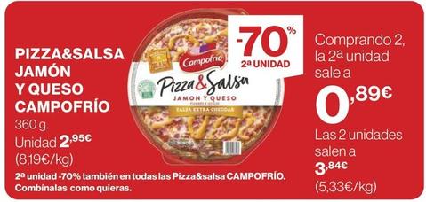 Oferta de Pizza por 2,95€ en Supercor