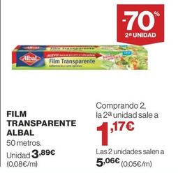 Oferta de Film transparente por 3,89€ en Supercor