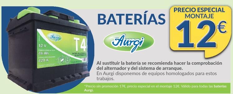 Oferta de Aurgi - Baterías por 12€ en Aurgi