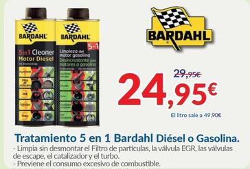 Oferta de Bardahl - Tratamiento 5 En 1 Bardahl Diésel O Gasolina por 24,95€ en Aurgi