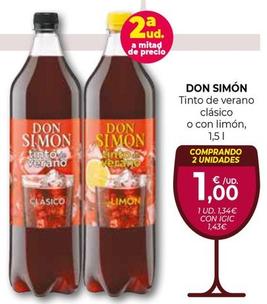 Oferta de Don Simón - Tinto De Verano Clásico por 1,34€ en CashDiplo