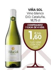 Oferta de Viña Sol - Vino Blanco D.o. Cataluña por 1,69€ en CashDiplo