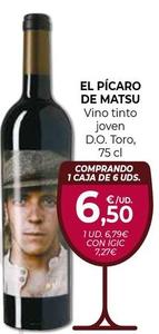 Oferta de Vino Tinto Joven D.o. Toro por 6,79€ en CashDiplo