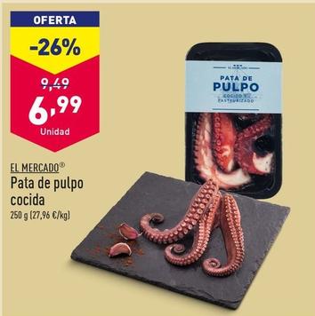 Oferta de El Mercado - Para De Pulpo Cocida por 6,99€ en ALDI