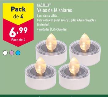 Oferta de Casalux - Velas De Te Solares por 1,75€ en ALDI