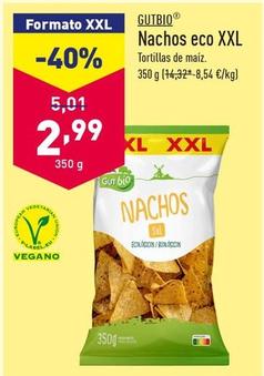 Oferta de Gutbio - Nachos Eco XXL por 2,99€ en ALDI