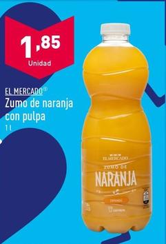 Oferta de El Mercado - Zumo De Naranja Con Pulpa por 1,85€ en ALDI