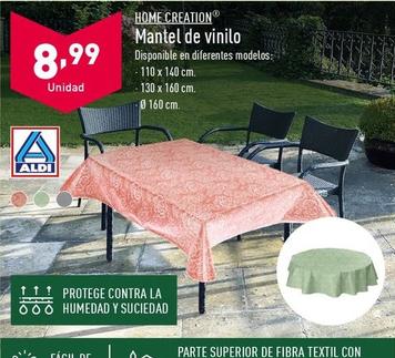 Oferta de Home Creation - Mantel De Vinilo por 8,99€ en ALDI