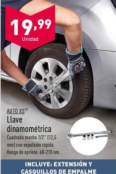 Oferta de Auto Xs - Llave Dinamométrica por 19,99€ en ALDI