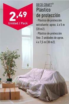 Oferta de Deco Craft - Plastico De Proteccion por 2,49€ en ALDI