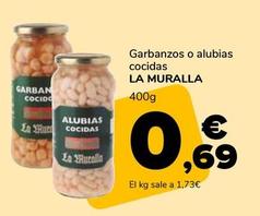 Oferta de La Muralla - Garbanzos O Alubias Cocidas por 0,69€ en Supeco