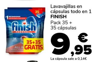 Oferta de Finish - Lavavajillas En Cápsulas Todo En 1 por 9,95€ en Supeco