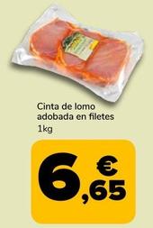 Oferta de Cinta De Lomo Adobada En Filetes por 6,65€ en Supeco