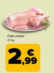 Oferta de Pollo Entero por 2,99€ en Supeco