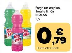 Oferta de Biotan - Fregusuelos Pino, Floral O Limon por 0,79€ en Supeco