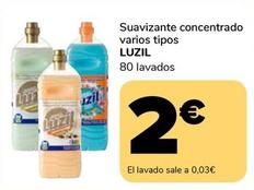 Oferta de Luzil - Suavizante Concentrado por 2€ en Supeco