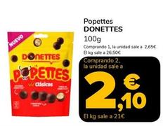 Oferta de Donettes - Popettes por 2,65€ en Supeco