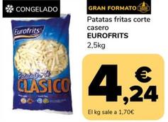 Oferta de Eurofrits - Patatas Fritas Corte Casero por 4,24€ en Supeco