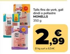 Oferta de Monells - Tals Fins De York por 2,99€ en Supeco