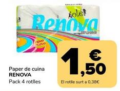 Oferta de Renova - Paper De Cuina  por 1,5€ en Supeco