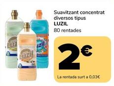 Oferta de Luzil - Suavizant Concentrat por 2€ en Supeco
