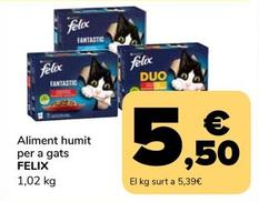 Oferta de Felix - Aliment Humit Per A Gats por 5,5€ en Supeco