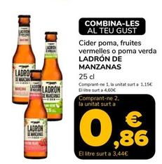 Oferta de Ladrón De Manzanas - Cider Poma por 0,86€ en Supeco