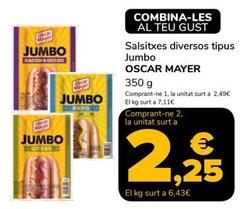 Oferta de Oscar Mayer - Salsitxes por 2,25€ en Supeco