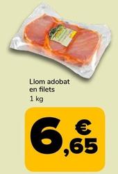 Oferta de Llom Adobat En Filets por 6,65€ en Supeco