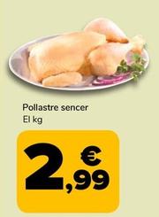 Oferta de Pollastre Sencer por 2,99€ en Supeco
