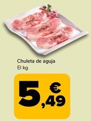 Oferta de Chuleta De Aguja por 5,49€ en Supeco