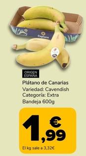 Oferta de Plátano De Canarias por 1,99€ en Supeco