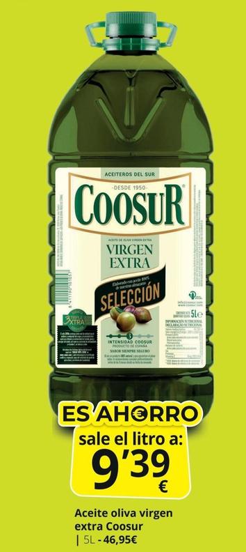 Oferta de Coosur - Aceite Oliva Virgen Extra por 46,95€ en Supermercados MAS
