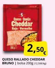 Oferta de Bruno Banani - Queso Rallado Cheddar  por 2,5€ en Supermercados MAS
