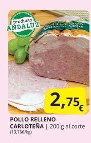 Oferta de Carloteña - Pollo Relleno por 2,75€ en Supermercados MAS