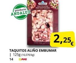 Oferta de Embumar - Taquitos Aliño por 2,25€ en Supermercados MAS