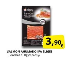 Oferta de Ifa Eliges - Salmón Ahumado por 3,9€ en Supermercados MAS