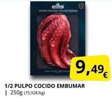 Oferta de Embumar - Pulpo Cocido por 9,49€ en Supermercados MAS