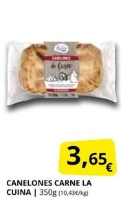 Oferta de La Cuina - Canelones Carne por 3,65€ en Supermercados MAS