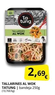 Oferta de Ta Tung - Tallarines Al Wok por 2,69€ en Supermercados MAS