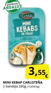 Oferta de La Carloteña - Mini Kebap Carloteña por 3,55€ en Supermercados MAS