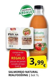Oferta de Realfooding - Salmorejo Natural  por 3,99€ en Supermercados MAS