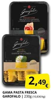 Oferta de Garofalo - Gama Pasta Fresca por 2,49€ en Supermercados MAS