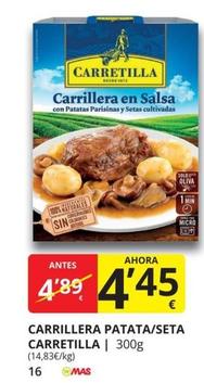 Oferta de Carretilla - Carrillera Patata/Seta por 4,45€ en Supermercados MAS