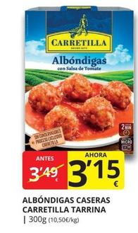 Oferta de Carretilla - Albóndigas Caseras Tarrina por 3,15€ en Supermercados MAS