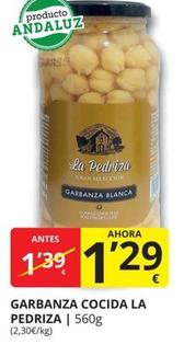 Oferta de La Pedriza - Garbanza Cocida por 1,29€ en Supermercados MAS